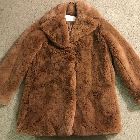 Zara faux fur teddy bear coat - Picture 4 of 8